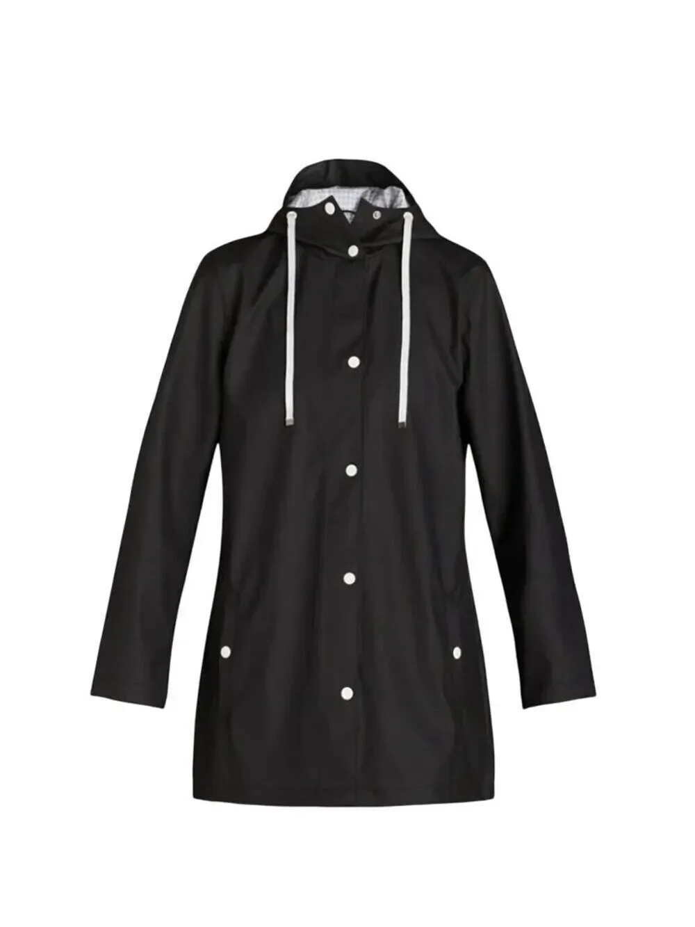 BIG CHILL WATER RESISTANT RAIN COAT WOMEN'S XL BLACK OR OLIVE GREEN SOFT & COMFY